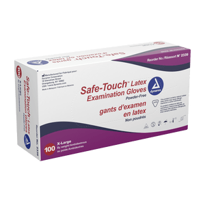 Safe-Touch Latex Exam Gloves - Powder-Free 2339