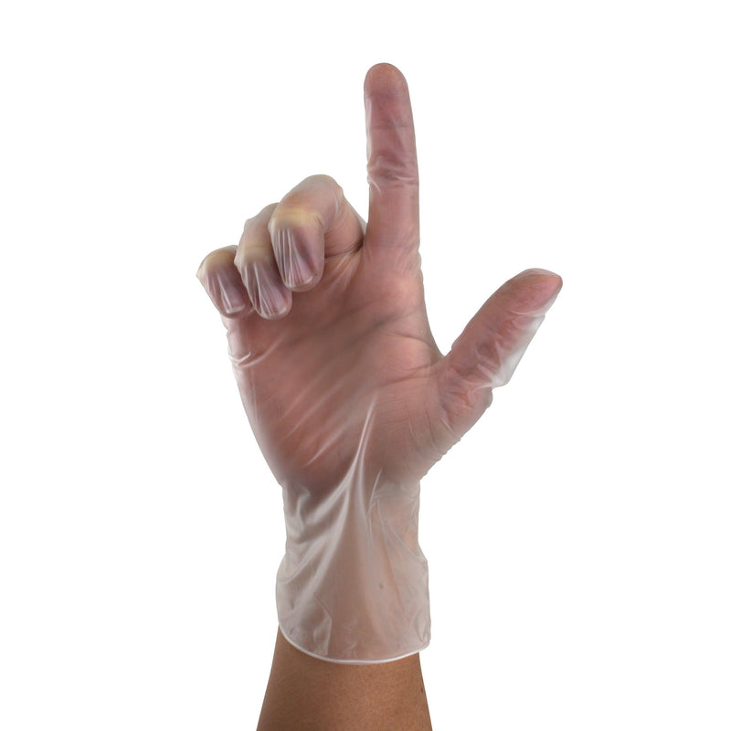 Safe-Touch Vinyl Exam Gloves, Powder-Free 2611