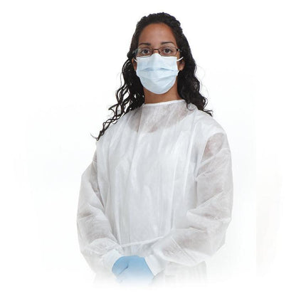 SafeBasic Impervious Gown, Regular, White, 10/bg, 5 bg/cs | 8024 | | Disposable Dental Supplies, Disposable Medical Supplies, Isolation Gowns | Medicom | SurgiMac