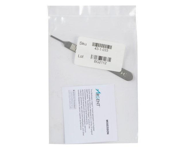 McKesson | Scalpel Handle Argent Stainless Steel | 43-1-033