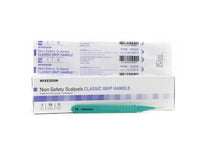 Scalpel Stainless Steel / Plastic Classic Grip Handle Sterile Disposable 16-63810