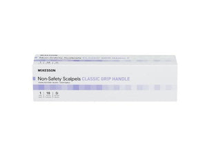 Scalpel Stainless Steel / Plastic Classic Grip Handle Sterile Disposable 16-63810