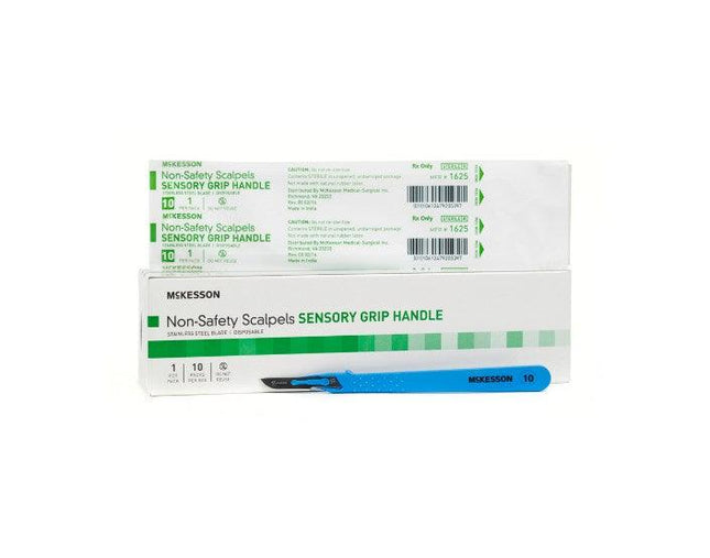 McKesson | Scalpel Stainless Steel / Plastic Sensory Grip Handle Sterile Disposable | 1625