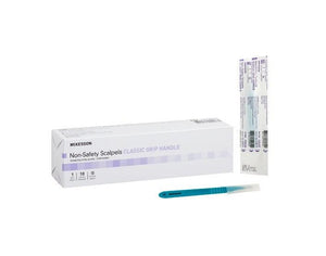 Scalpel Stainless Steel / Plastic Sensory Grip Handle Sterile Disposable 1626