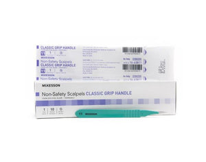 Scalpel Stainless Steel / Plastic Sensory Grip Handle Sterile Disposable 1625