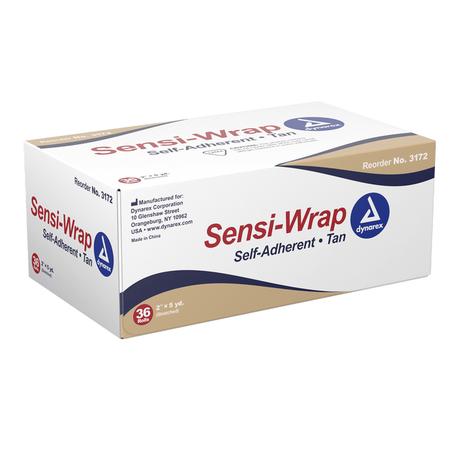 Dynarex | Sensi-Wrap Self-Adherent Bandage Rolls | 3171