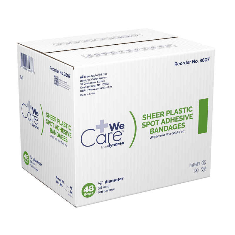 Sheer Plastic Adhesive Bandages - Sterile 3601