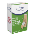Sheer Plastic Adhesive Bandages - Sterile 3601