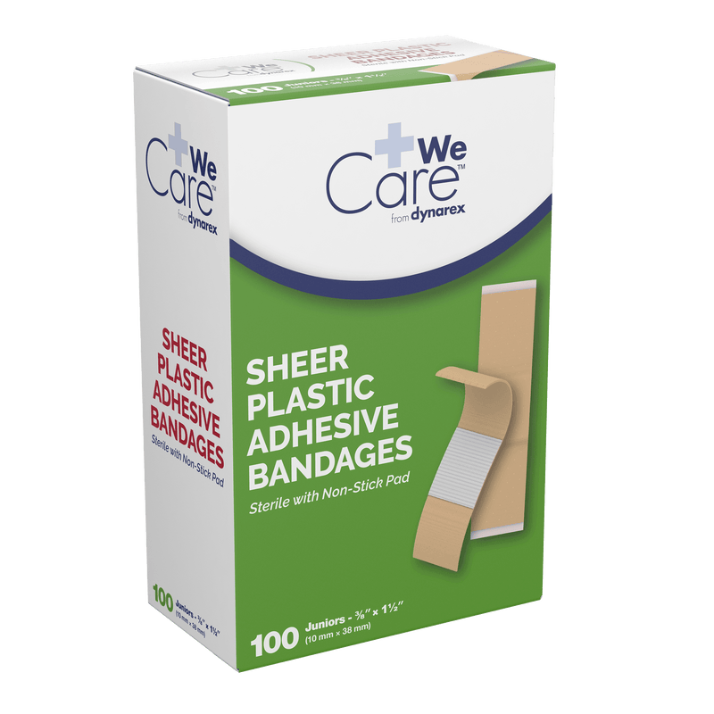 Sheer Plastic Adhesive Bandages - Sterile 3601