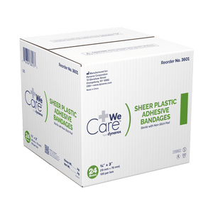 Sheer Plastic Adhesive Bandages - Sterile 3601