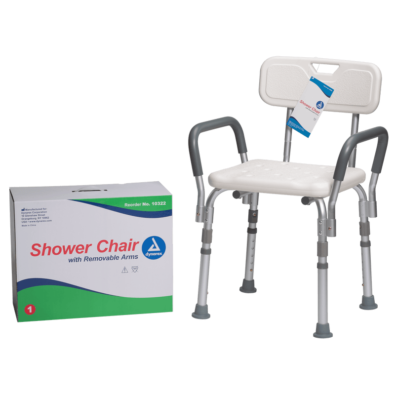 Shower Chair With Removable Back And Arms 10322