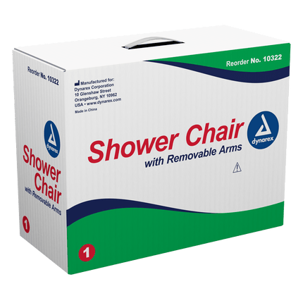 Shower Chair With Removable Back And Arms | Dynarex | SurgiMac