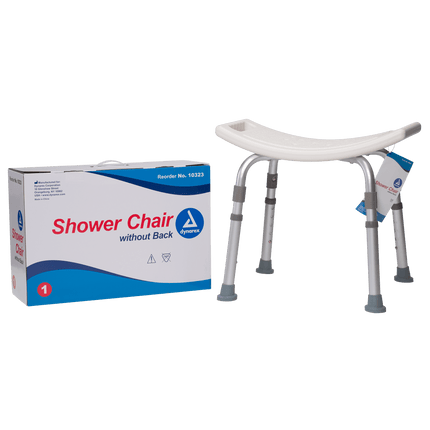 Shower Chair Without Back | 10323 | | Bathroom Safety, Shower Chairs | Dynarex | SurgiMac