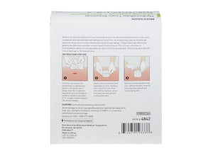 Silicone Foam Dressing 3 X 3 Inch Square Silicone Adhesive with Border Sterile 4842