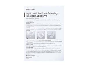 Silicone Foam Dressing Sacral Silicone Adhesive with Border Sterile 48450
