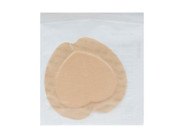 Silicone Foam Dressing Sacral Silicone Adhesive with Border Sterile 48450