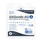 SiliGentle AG Silver Silicone Foam Dressing 3080