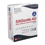 SiliGentle AG Silver Silicone Foam Dressing 3080