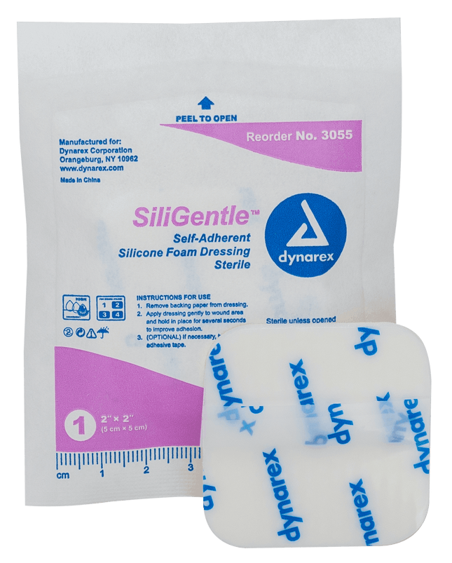 Dynarex | SiliGentle Foam Dressings | 3055