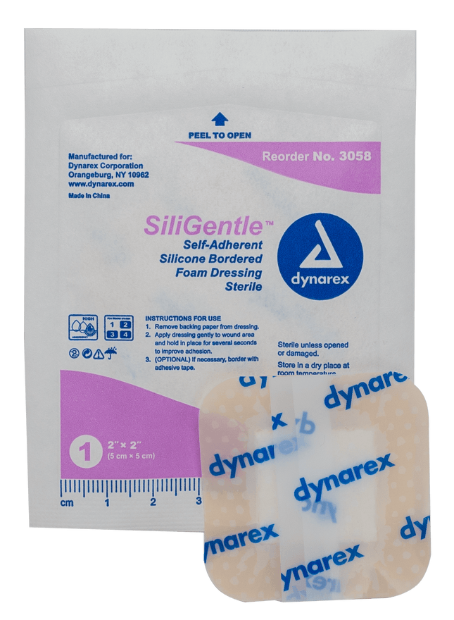 Dynarex | SiliGentle Foam Dressings | 3058