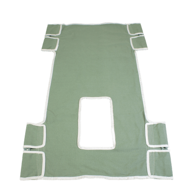 Standard Seat/Back Sling W/ Commode Opening - Canvas