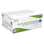 Dynarex Sterile Alcohol Prep Pads: Pre-moistened with 70% Isopropyl Alcohol 1113-1
