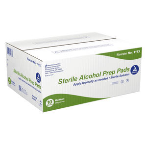 Dynarex Sterile Alcohol Prep Pads: Pre-moistened with 70% Isopropyl Alcohol 1113-1