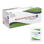 Dynarex Sterile Alcohol Prep Pads: Pre-moistened with 70% Isopropyl Alcohol 1113-1