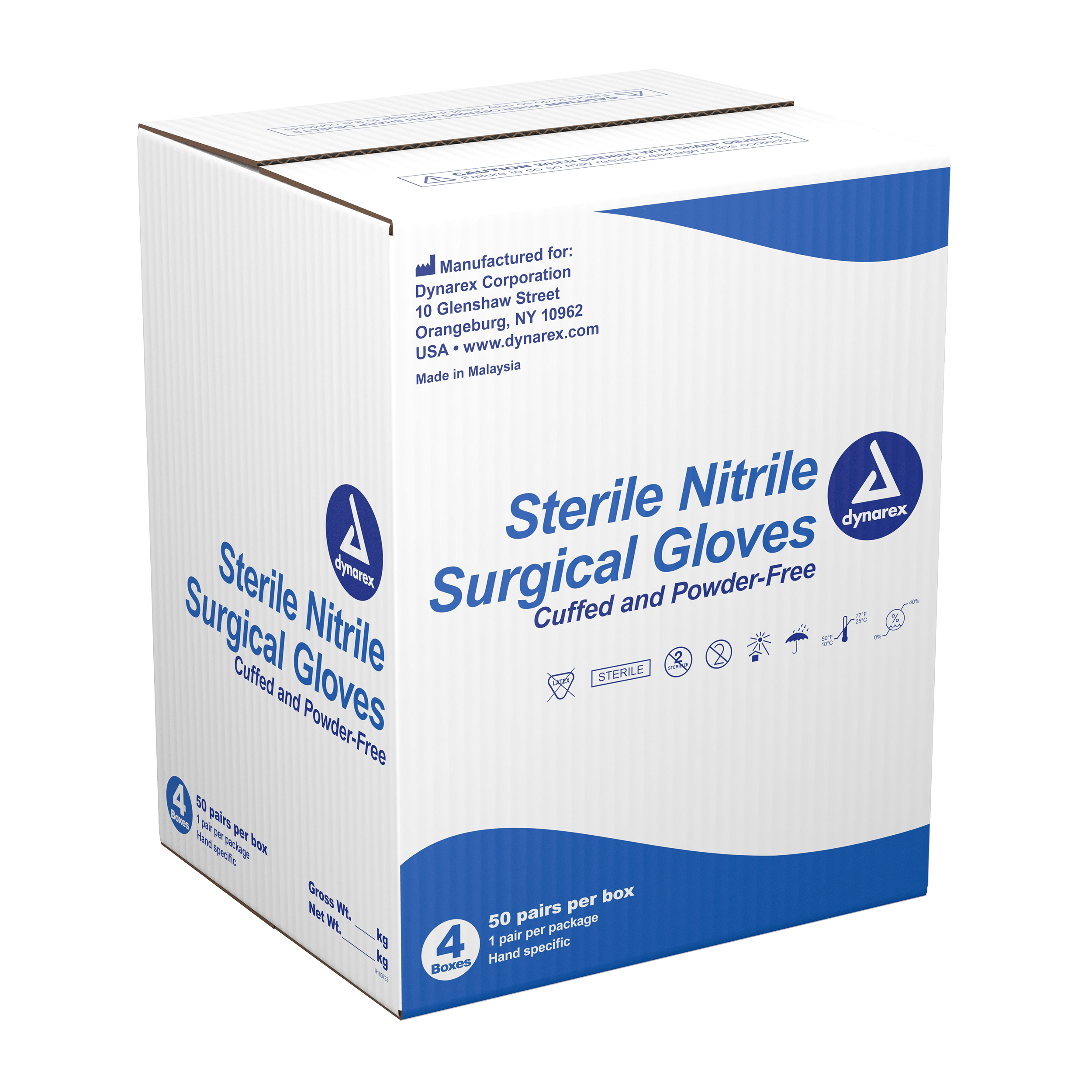 Sterile Nitrile Surgical Gloves by Dynarex