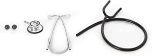 Stethoscope, Double-Sided Chestpiece, Adjustable Binaurals, Black 01-670BKGM