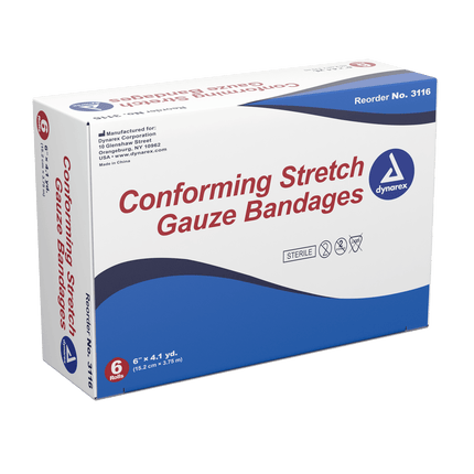 Stretch Gauze Bandages - Sterile & Non-Sterile | Dynarex | SurgiMac