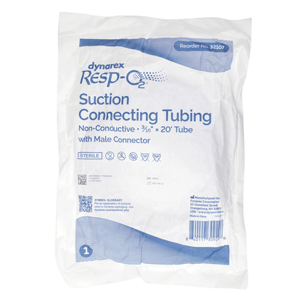 Suction Connecting Tubing | 32103 | | Ahmar, Respiratory, Suction Solutions | Dynarex | SurgiMac