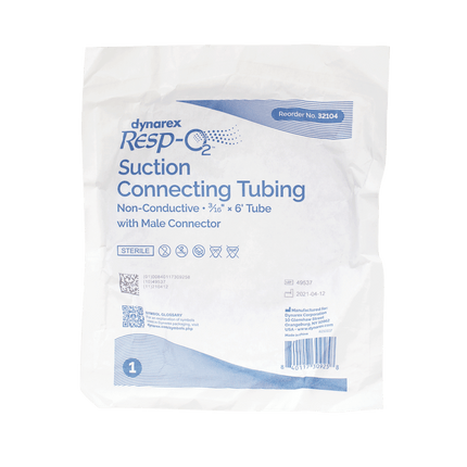 Suction Connecting Tubing | 32103 | | Ahmar, Respiratory, Suction Solutions | Dynarex | SurgiMac
