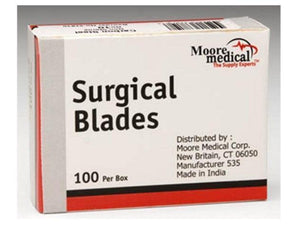 Surgical Blade Carbon NonSterile Disposable Individually Wrapped CARB #10NS
