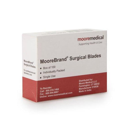 Surgical Blade Stainless Steel No. 20 Sterile Disposable Individually Wrapped