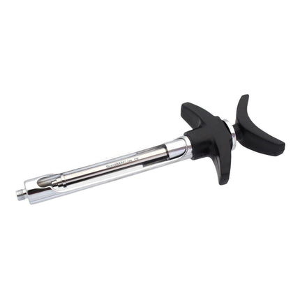 Self-Aspirating Syringe 1.8ml - Black Saddle-Grip Silicone Handle by SurgiMac
