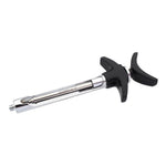 Aspirating Syringes, Black Saddle-Grip, Silicone Handle, Stainless Steel, Pro Series, 1/Pk 16-2801