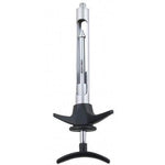 Aspirating Syringes, Black Saddle-Grip, Silicone Handle, Stainless Steel, Pro Series, 1/Pk 16-2801