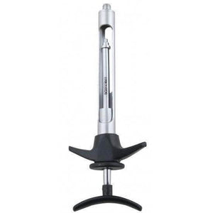 Aspirating Syringes, Black Saddle-Grip, Silicone Handle, Stainless Steel, Pro Series, 1/Pk 16-2801