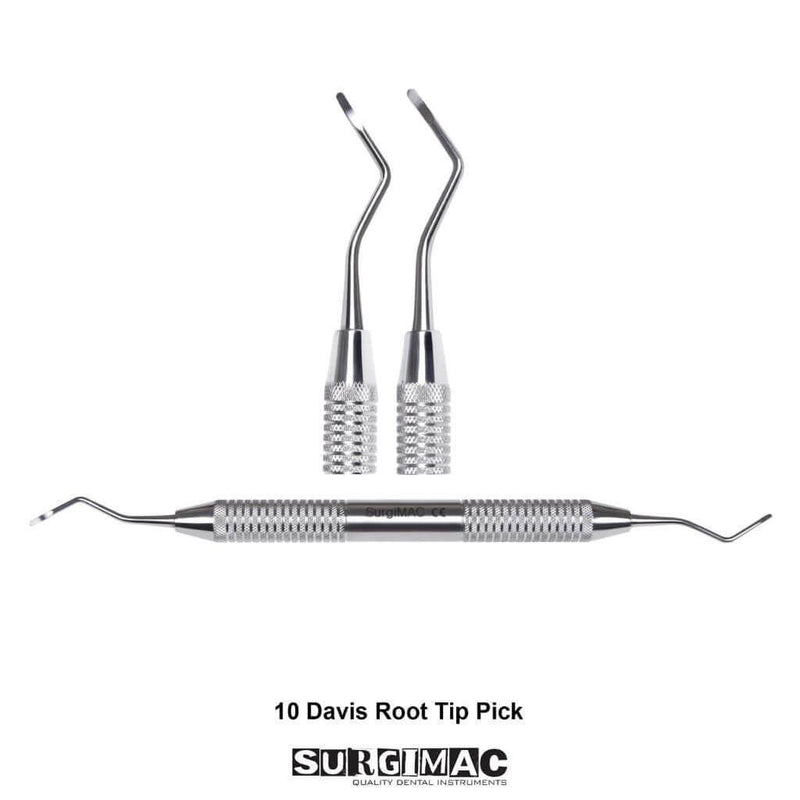 SurgiMac #10 Davis Root Tip Pick, Stainless Steel, Air Series, 1/Pk 19-2411