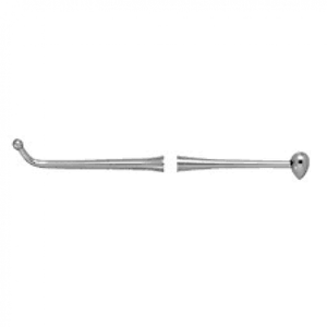 SurgiMac #27/29 Ball-Football Double-Ended Dental Burnisher, Hollow Handle, Stainless Steel, 1/Pk 11-685