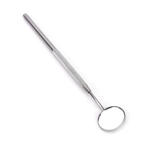 Dental Mirror #5 with Handle 6.5", Dentist Tool for Teeth Cleaning Inspection by SurgiMac 10-107-1