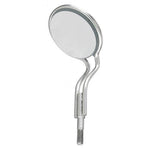 SurgiMac #5 Front Surface Mirror, Simple Stem, Ergonomic Handle, Double-Sided, Stainless Steel, Pro Series, 1/Pk | SurgiMac Dental Supply