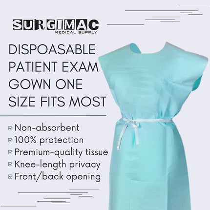 Patient Exam Gowns MaxSafe by SurgiMac | | | Apparel, Hipster Jackets, MaxSafe | SurgiMac | SurgiMac