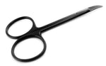 Iris Scissors 4.5", Curved, Stainless Steel, Black Series, 1/Pk 16-2608-BL
