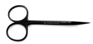 Iris Scissors 4.5", Curved, Stainless Steel, Black Series, 1/Pk 16-2608-BL