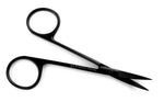 Iris Scissors 4.5", Curved, Stainless Steel, Black Series, 1/Pk 16-2608-BL