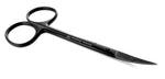 Iris Scissors 4.5", Curved, Stainless Steel, Black Series, 1/Pk 16-2608-BL