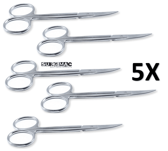 Iris Micro Dissecting Dental Lab Sharp Scissors, 4.5