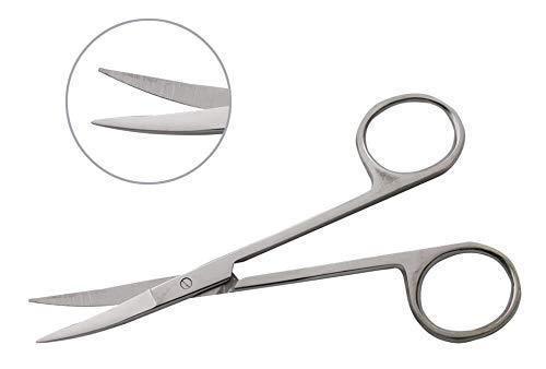 SurgiMac | SurgiMac Iris 4.5" Curved Scissors, Stainless Steel, Eco Series, 1/Pk | 16-2609